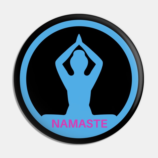 Namaste Pin by MtWoodson