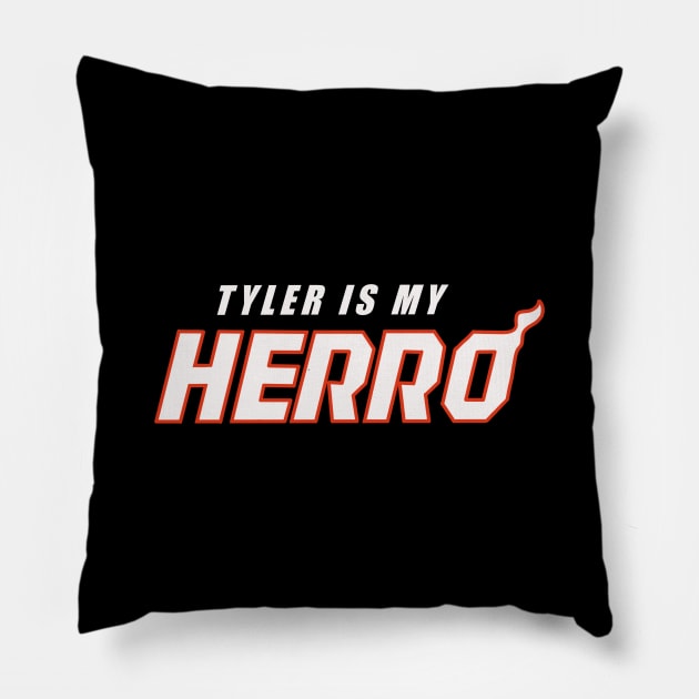 Tyler is my herro Pillow by MustGoon