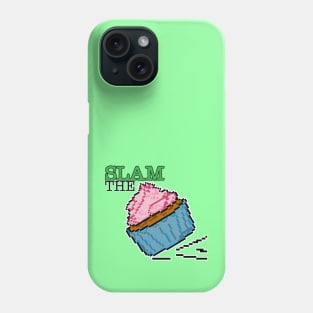 Pixel Art Cupcake Design - Slam the Sweetness Phone Case