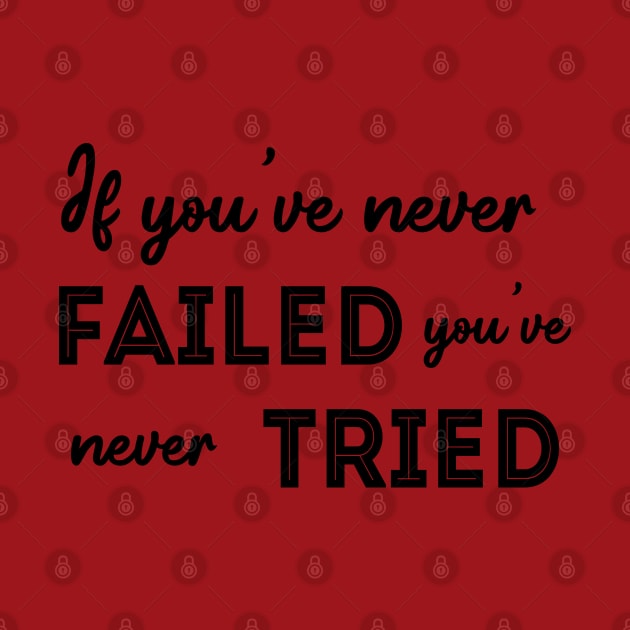 If you’ve never failed you’ve never tried by FlyingWhale369