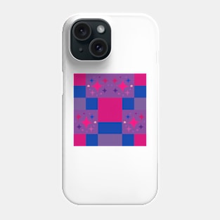 Abstract bisexual pride Phone Case