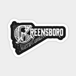 Vintage Greensboro, NC Magnet