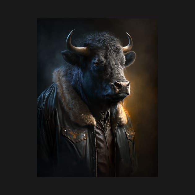 Royal Portrait of a Water Buffalo by pxdg