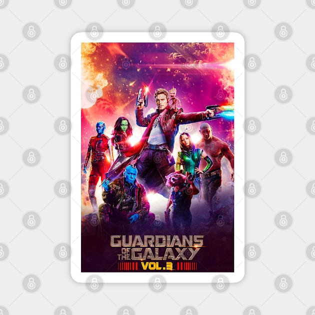 GOTG Vol 3 Magnet by SecretGem