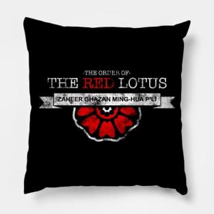 the order of the red lotus Pillow