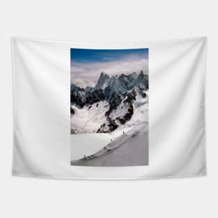 Chamonix Aiguille du Midi Mont Blanc Massif France Tapestry