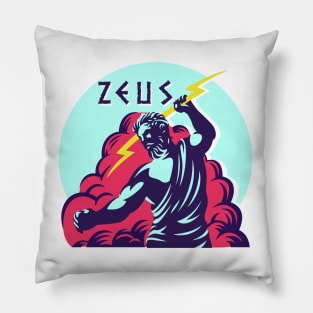 Zeus God of Thunder - Mythology Pillow