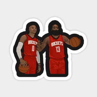 James Harden and Russell Westbrook | Houston Rockets Magnet