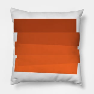 Tumbling Orange Blocks Pillow