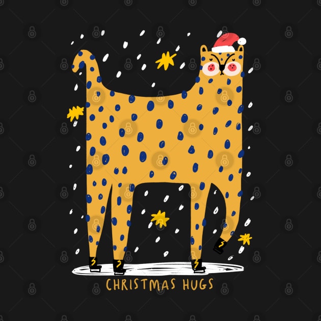CHRISTMAS HUGS by NICHOLACOWDERYILLUSTRATIONS 
