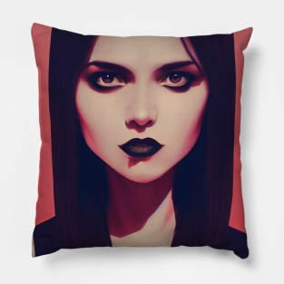 Goth Schoolgirl Pillow