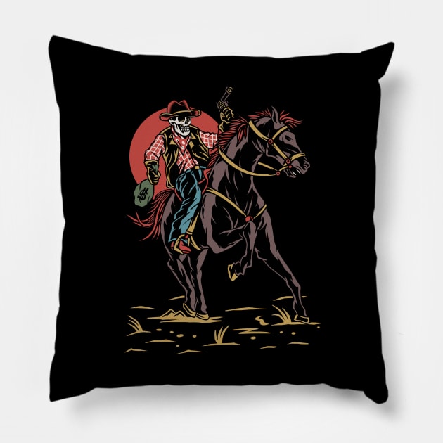 The Outlaw Pillow by TerpeneTom
