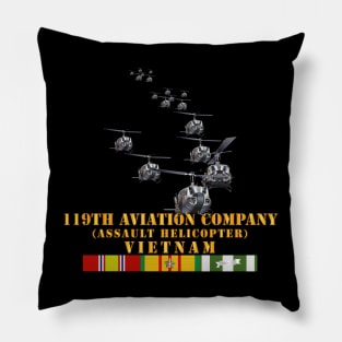 119th Aviation Company (Assault Helicopter) w VN SVC X 300 Pillow