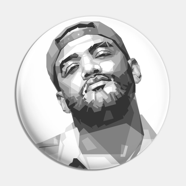 Joyner Lucas Black & White Pin by Paradox Studio