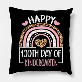 100th Day Of Kindergarten Funny 100 Days Of School Teacher Pillow