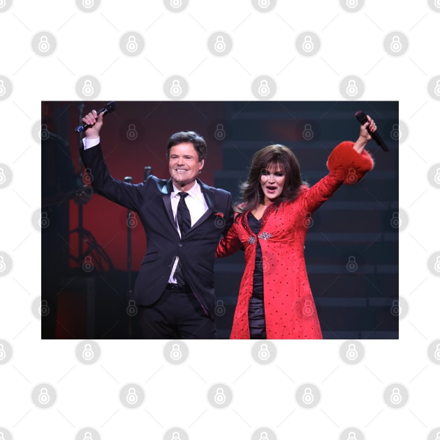 Donny and Marie Osmond Photograph by Concert Photos