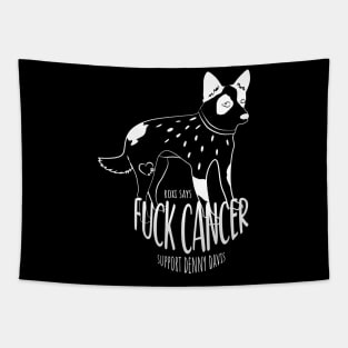 Roxi Says F Cancer Tapestry