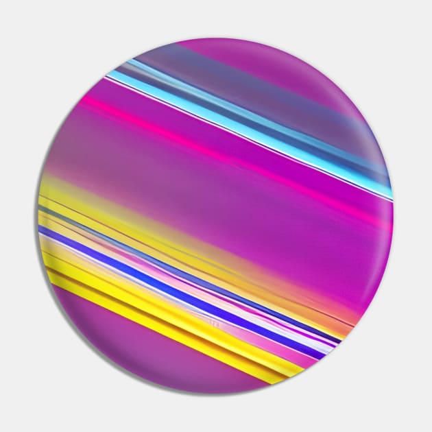 Neon Rainbow Pin by AlienMirror