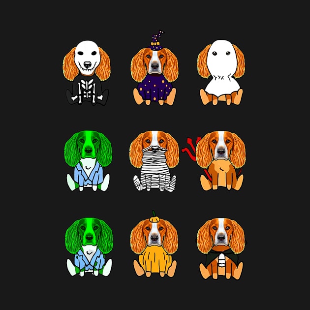 Halloween Shirt English Springer Spaniel by ChristianCrecenzio