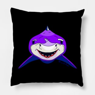 Smiley Shark Pillow