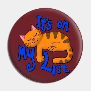 It's on my list Cat Pin