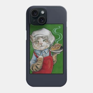 Cat Chef with Pecan Pie Phone Case