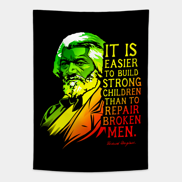 Frederick Douglass Quote Gift for Black History Month Tapestry by HistoryMakers