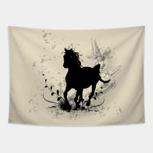 Horse silhouette Tapestry