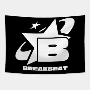 BREAKBEAT  - B is For Breaks Y2K  (White) Tapestry