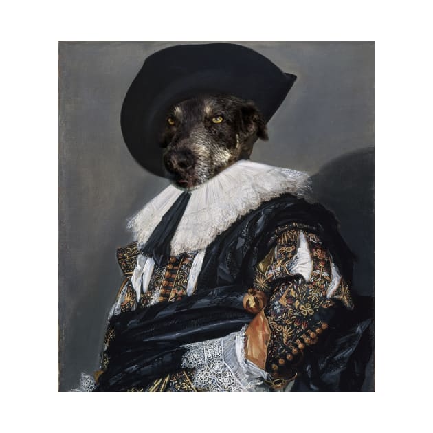 Renaissance Dog Painting by raiseastorm