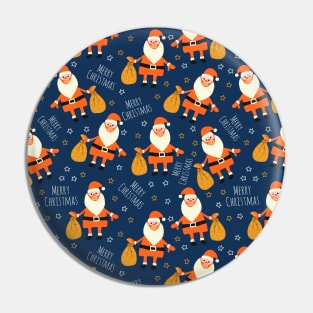 Coronavirus Christmas Santa Scale Pin