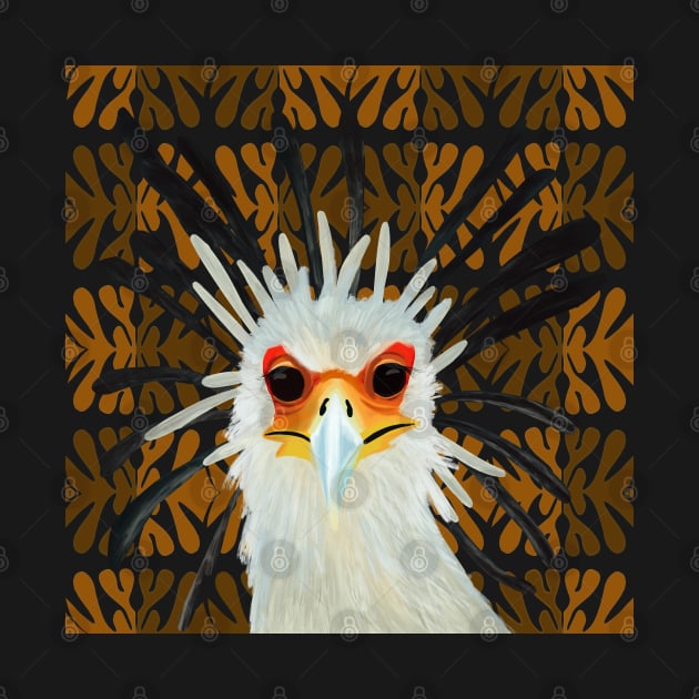 Secretary bird by Suneldesigns