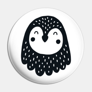 Owl - Scandinavian Style Pin