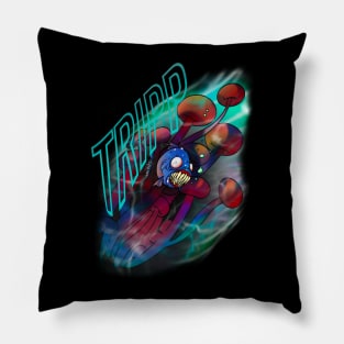 Trippy Piranha Pillow