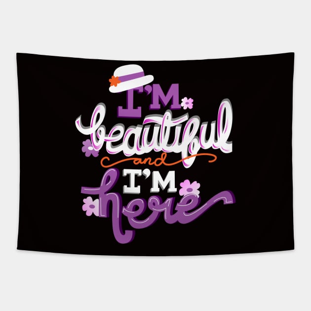 The Color Purple Quote Tapestry by KsuAnn