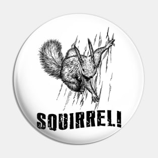 Squirrel Lovers Pin