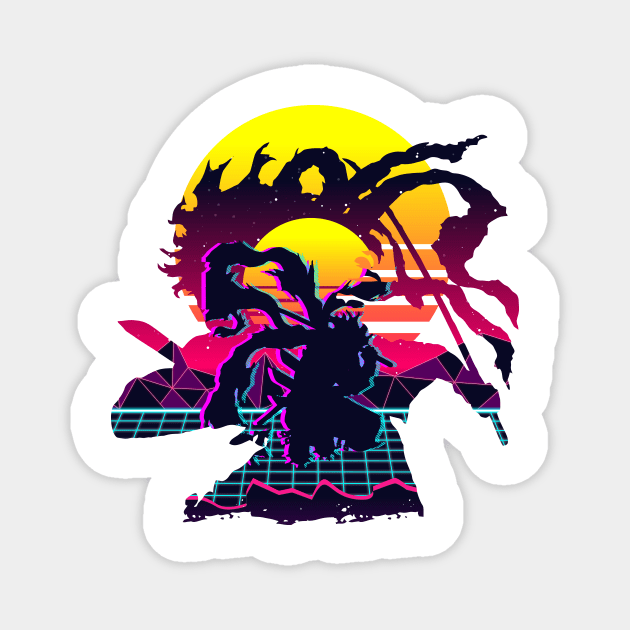 stain my hero academia Magnet by Retro Style