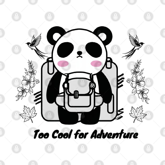 Adventurous Panda Journey by WEARWORLD