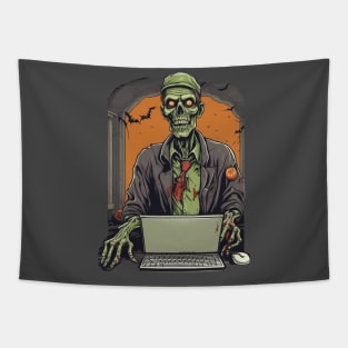 Zombie computer scientist software developer geek Tapestry