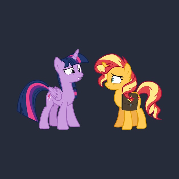 Pony Twilight and Sunset 2 by CloudyGlow