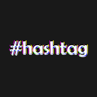 Neon Hashtag T-Shirt