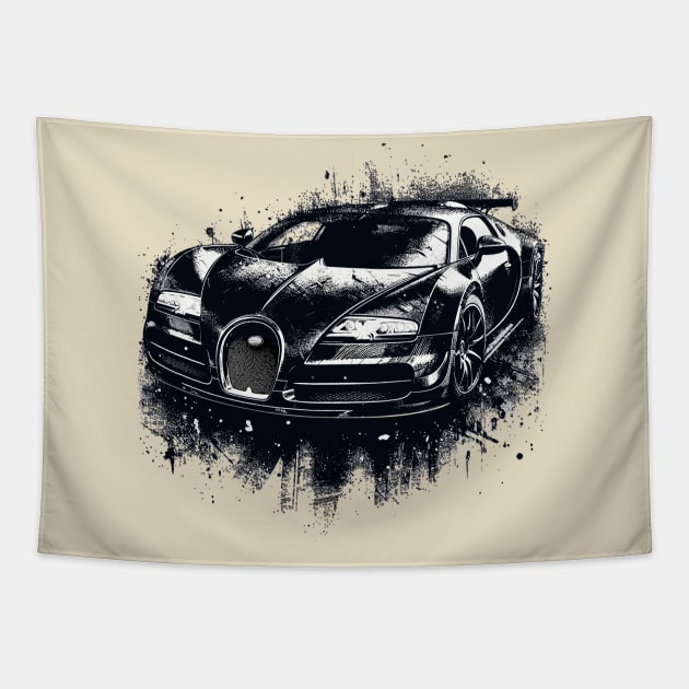 Bugatti Veyron Tapestry by Vehicles-Art