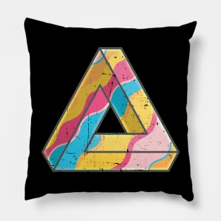 Mobius Strip Triangle Pillow