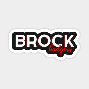 Brock Badgers Magnet