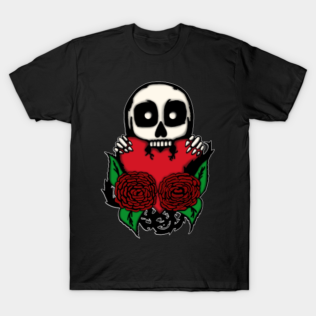 Discover Love You To Death - Skull And Bones - T-Shirt