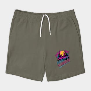 Night Vibes Neon Cityscape Design Shorts