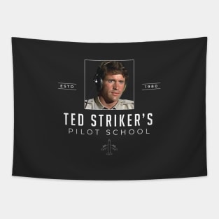 Ted Striker's Pilot School Est. 1980 Tapestry