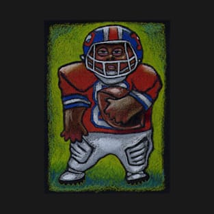 Football Player Illustration T-Shirt