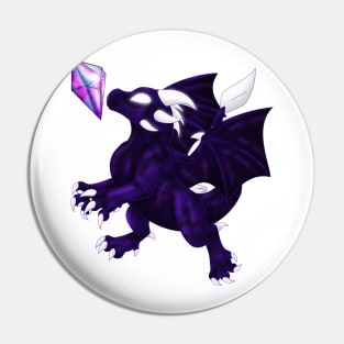 GemBabs: Elemental Dragon (Shadow) Pin