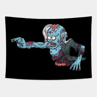 Crawling Zombie Tapestry